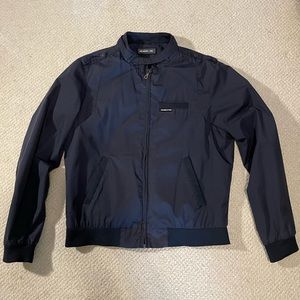 Members Only Classic Iconic Racer Jacket (Navy Blue)